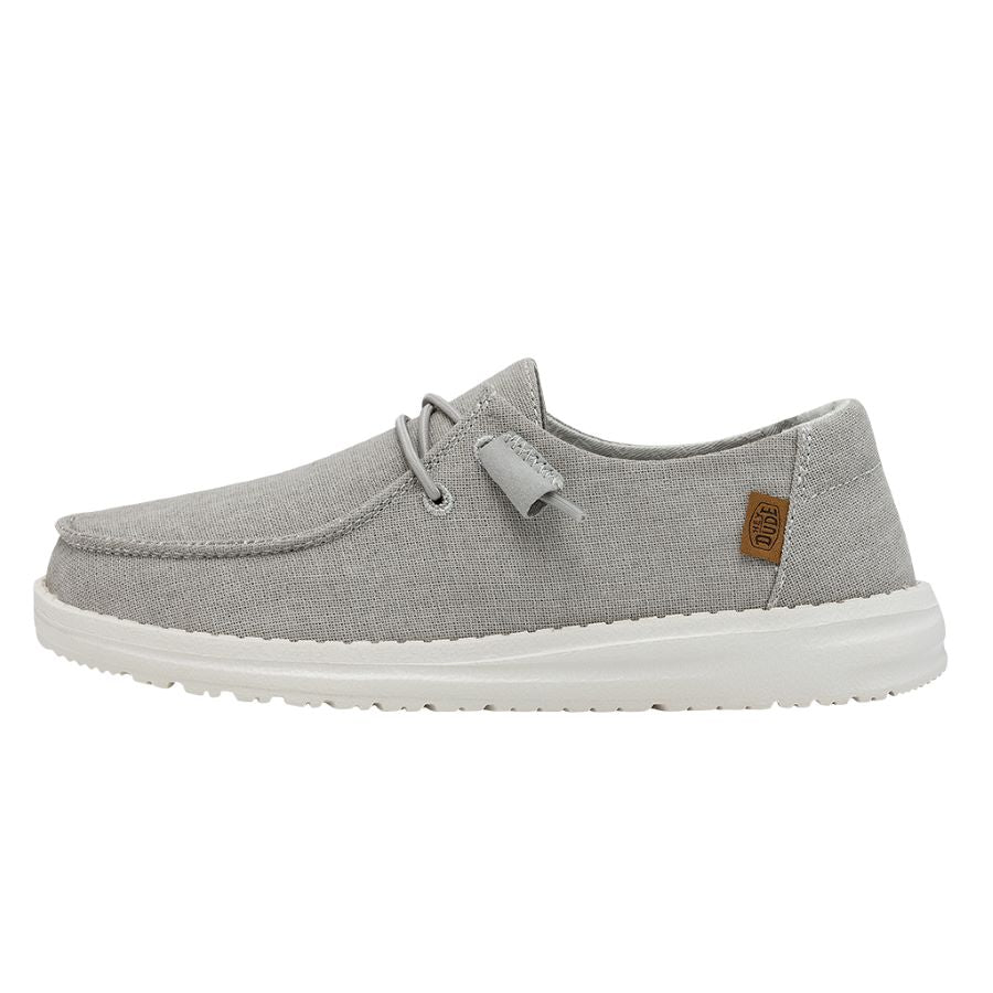 HEYDUDE shoes Wendy Chambray - Light Grey – Women's