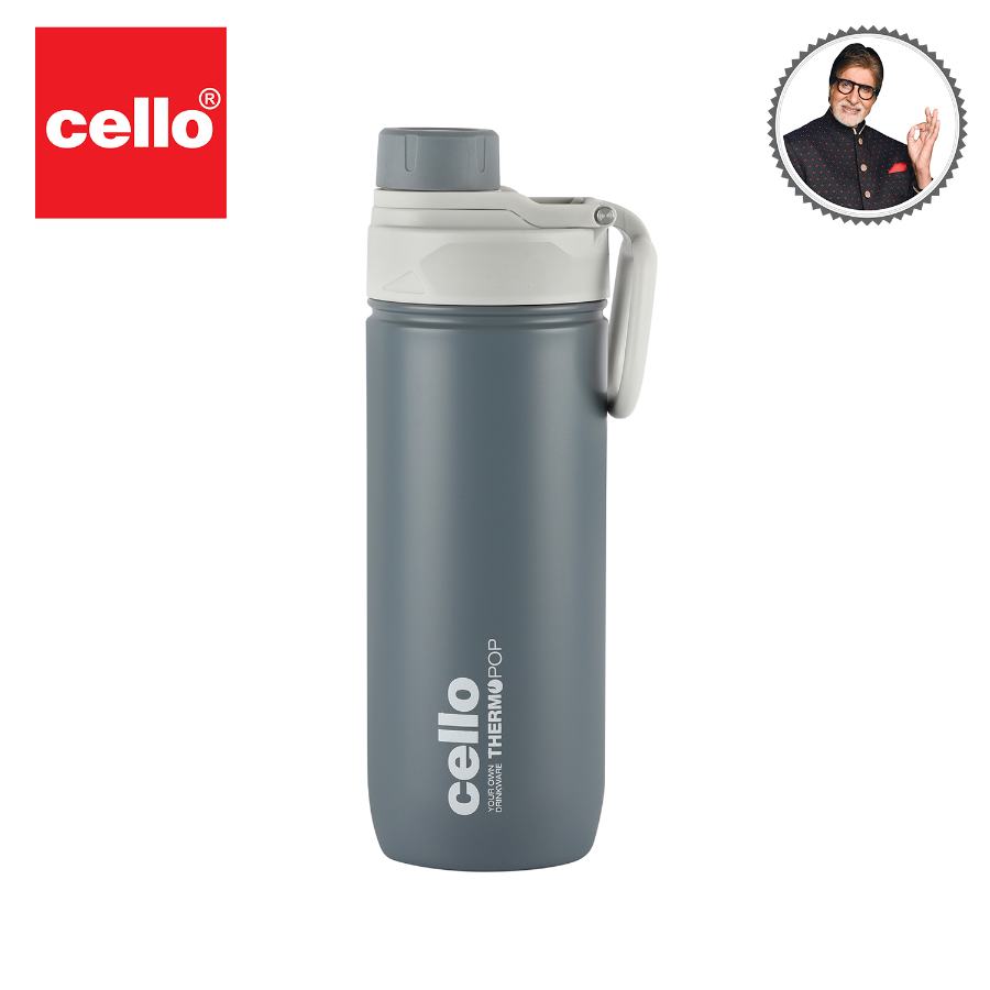 Cello Pop Hot & Cold Stainless Steel Kids Water Bottle, 600ml - view 61