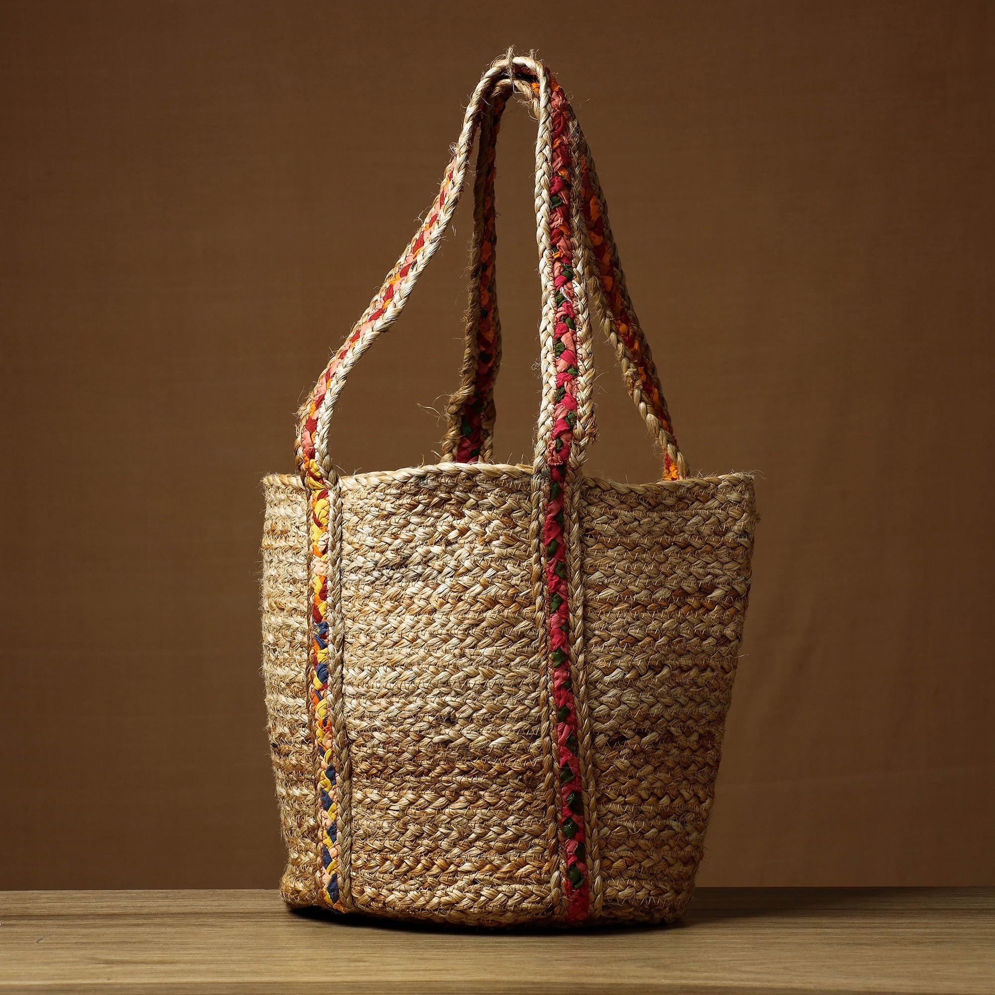 ITOKRI CRAFTS INITIATIVE Beige - Handcrafted Multipurpose Jute Shoulder Bag - view 2