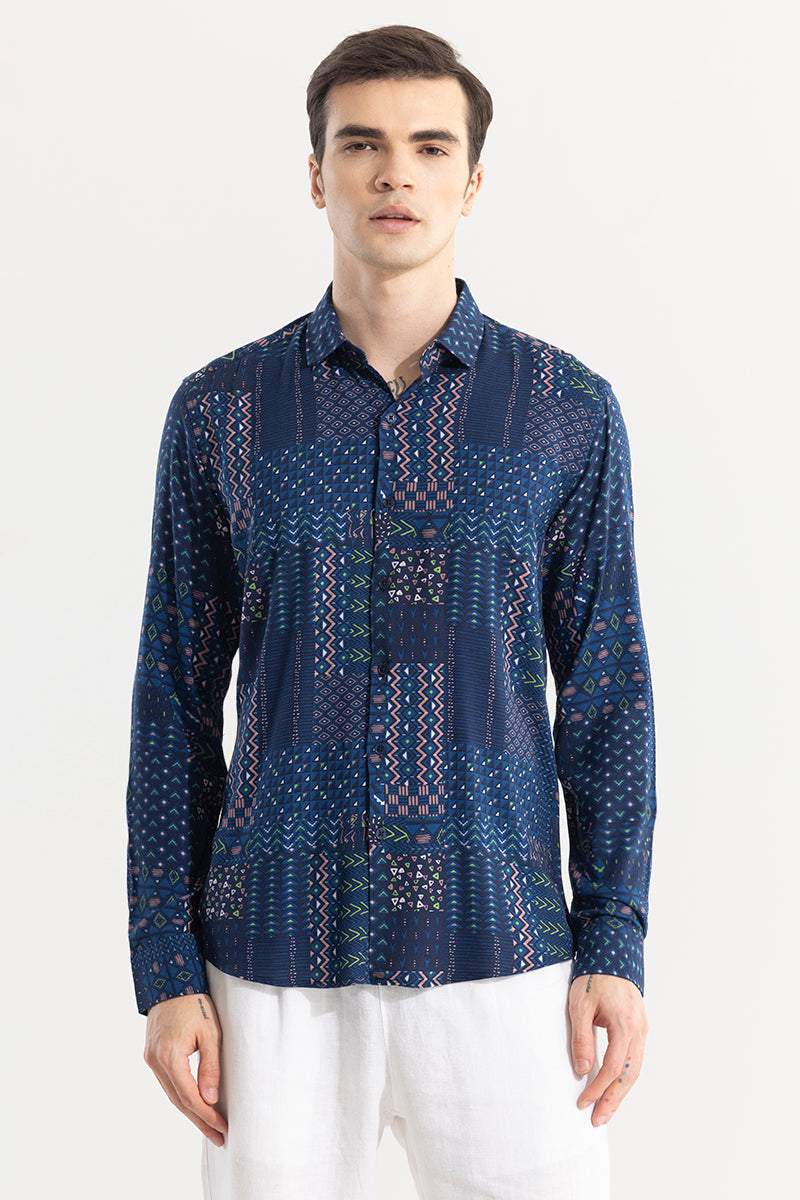 SNITCH Mixtape Blue Shirt - view 6