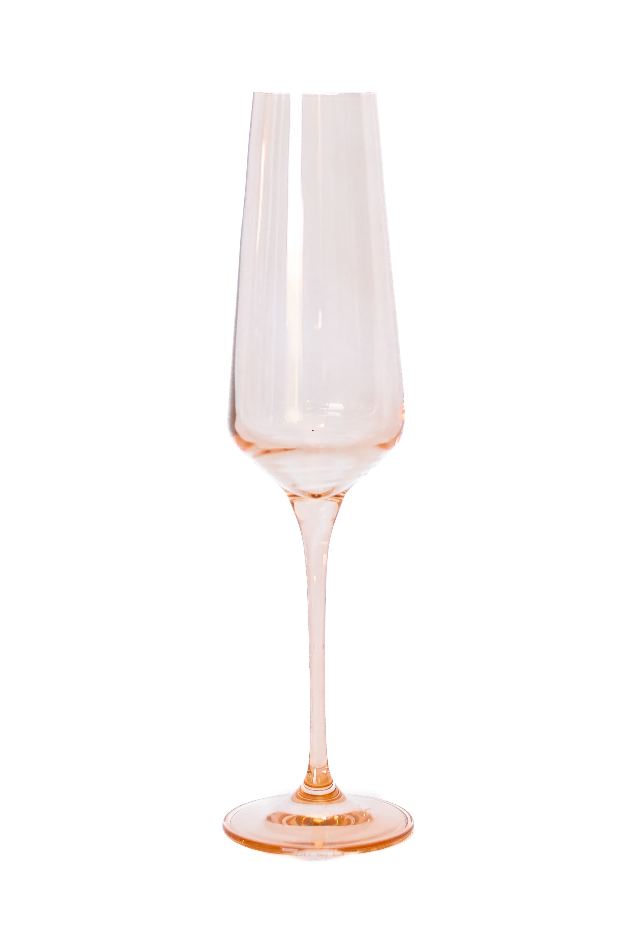 Estelle Colored Glass Estelle Colored Champagne Flute - Set of 2 {Blush Pink} - view 8
