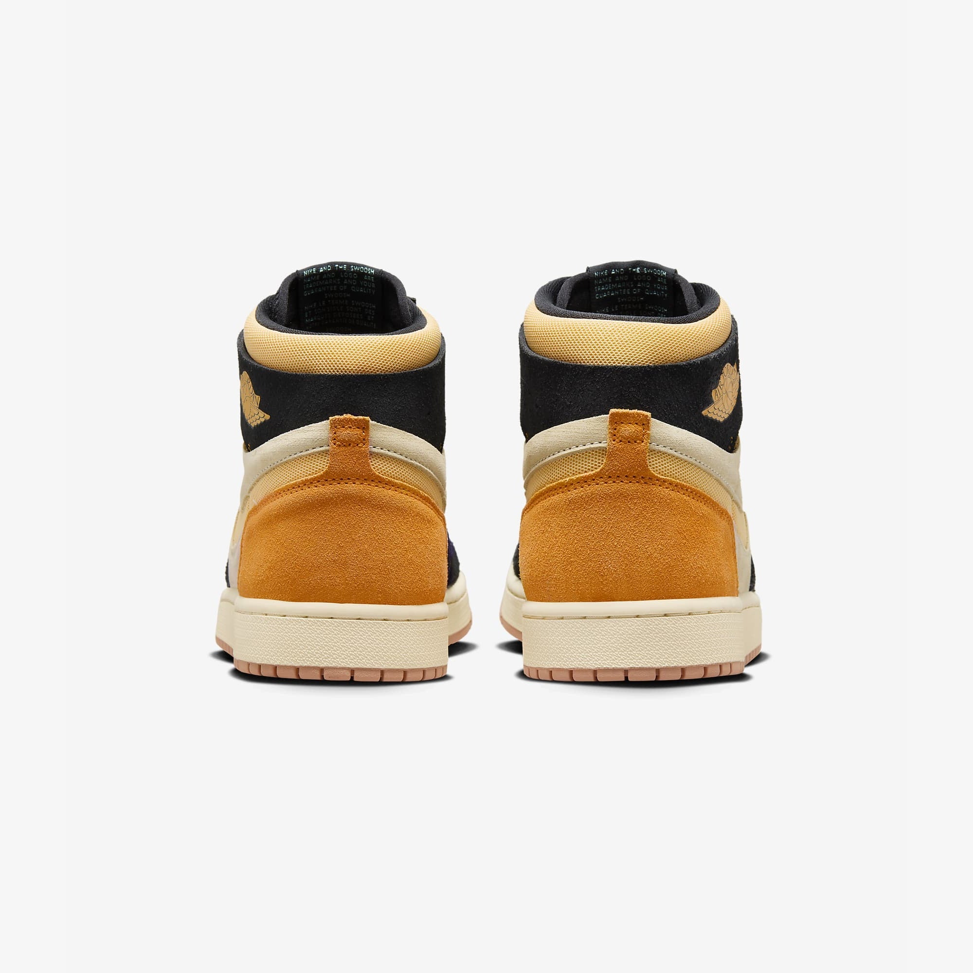 Jordan | AIR JORDAN 1 ZOOM CMFT 2 { MUSLIN/CELESTIAL GOLD-BLACK-VIVID ORANGE - view 2