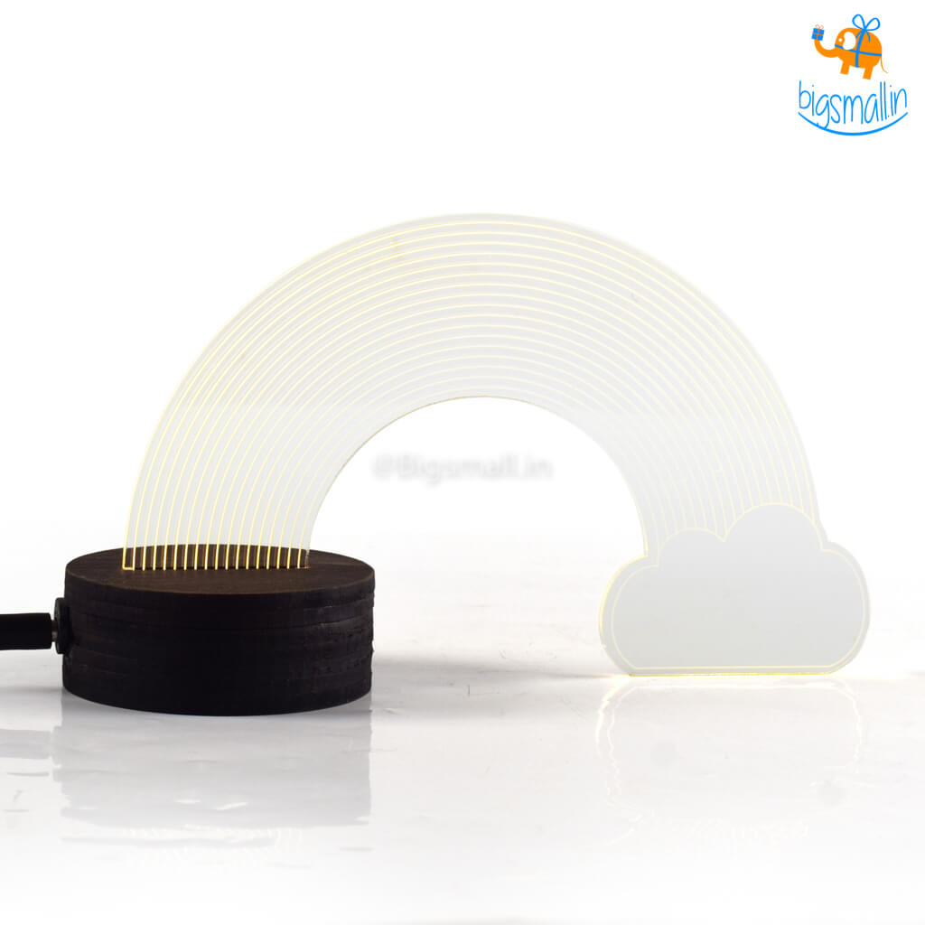India Vibes 3D Rainbow & Cloud Hologram Lamp - view 7