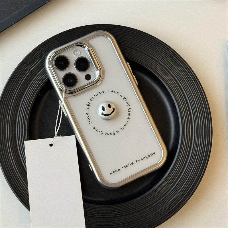 Peeperly 3D Smiley Face Cheerful Case – No Color - view 5