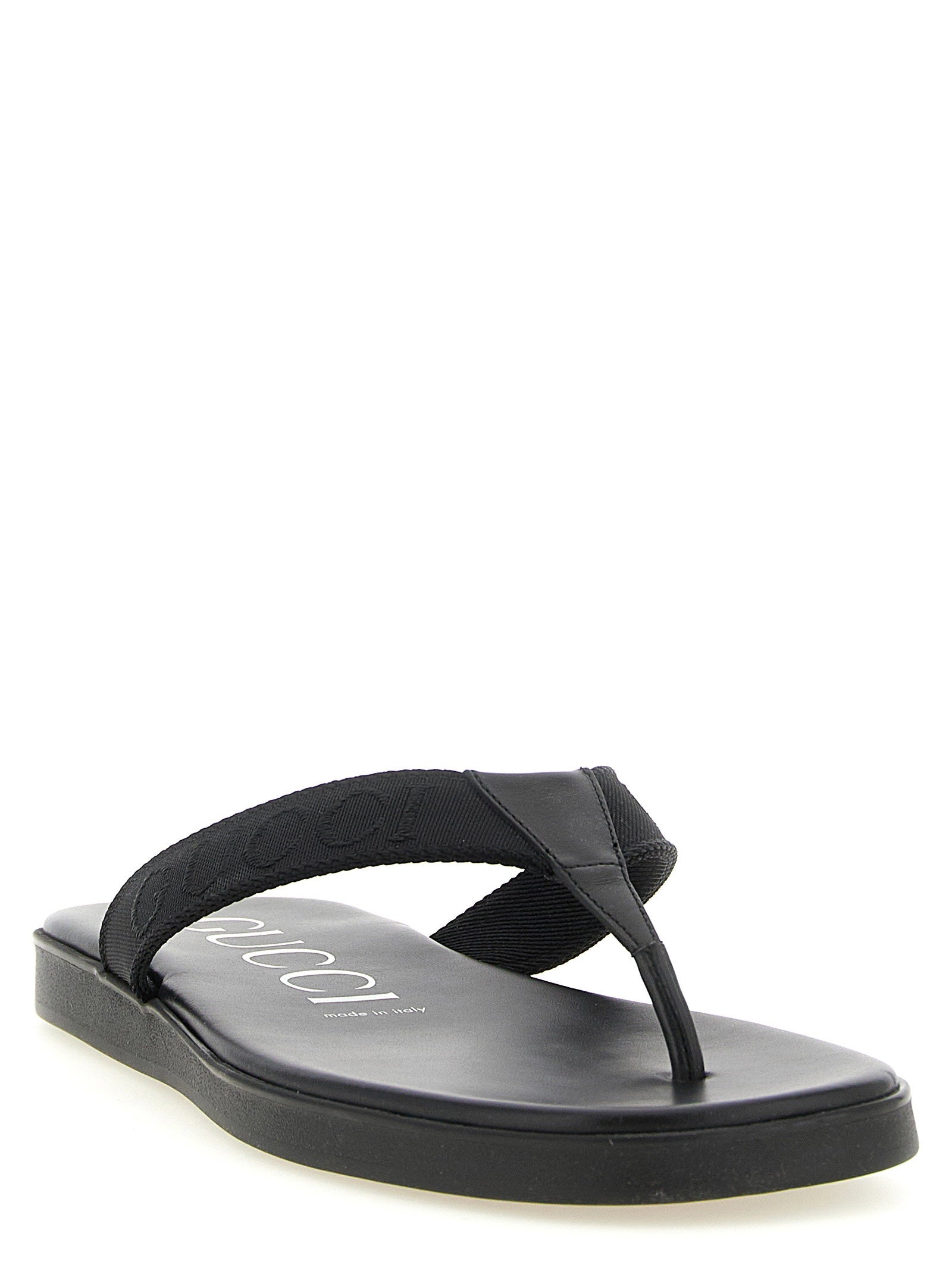 Gucci Jacquard Thong Sandals – 100% polyamide - view 2