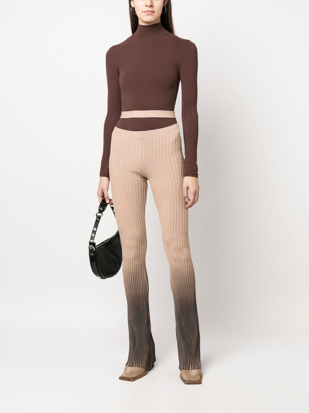AndreĀdamo AndreÄdamo Printed cut-out trousers - view 2