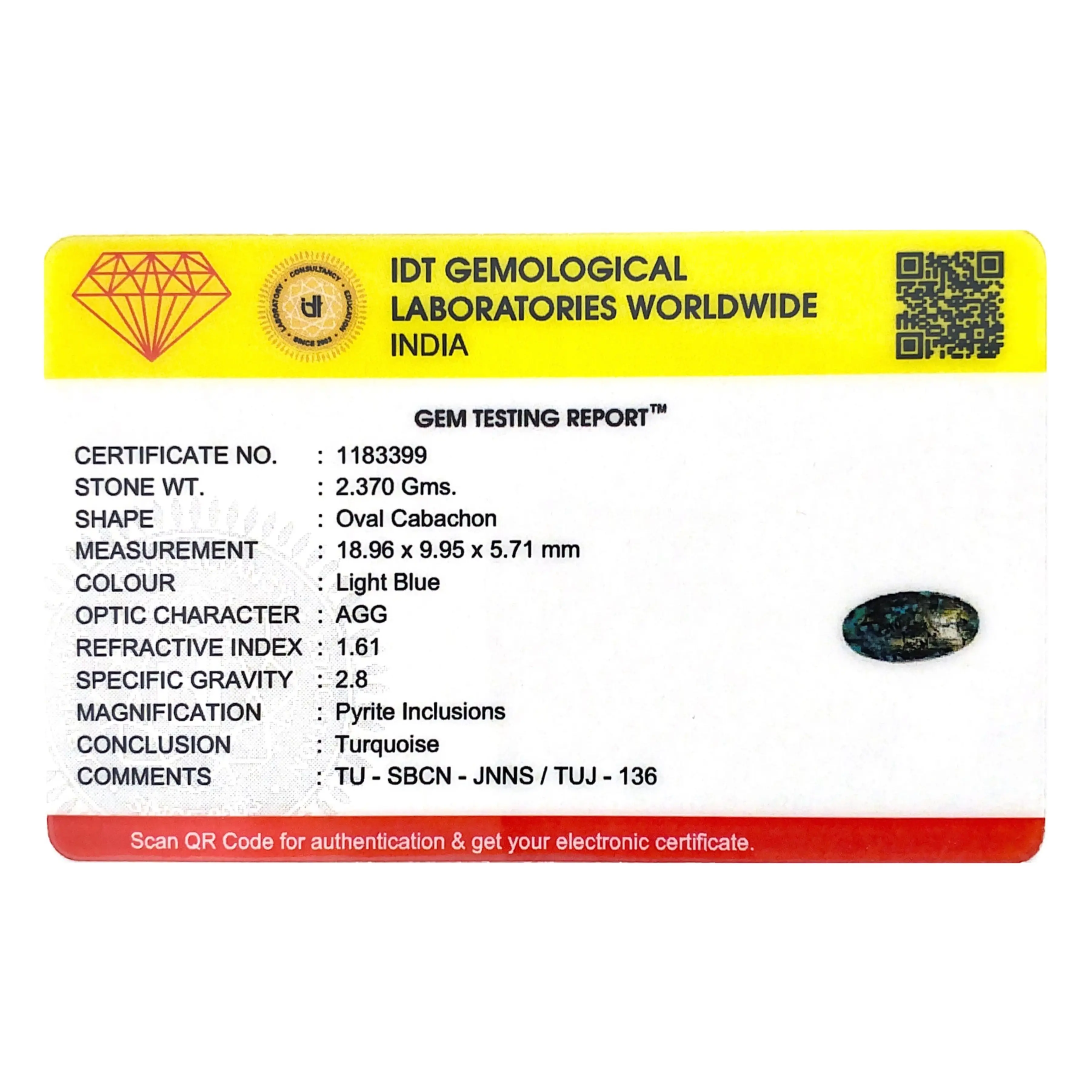 Pramogh Irani Firoza - 11.85 Carat - view 4
