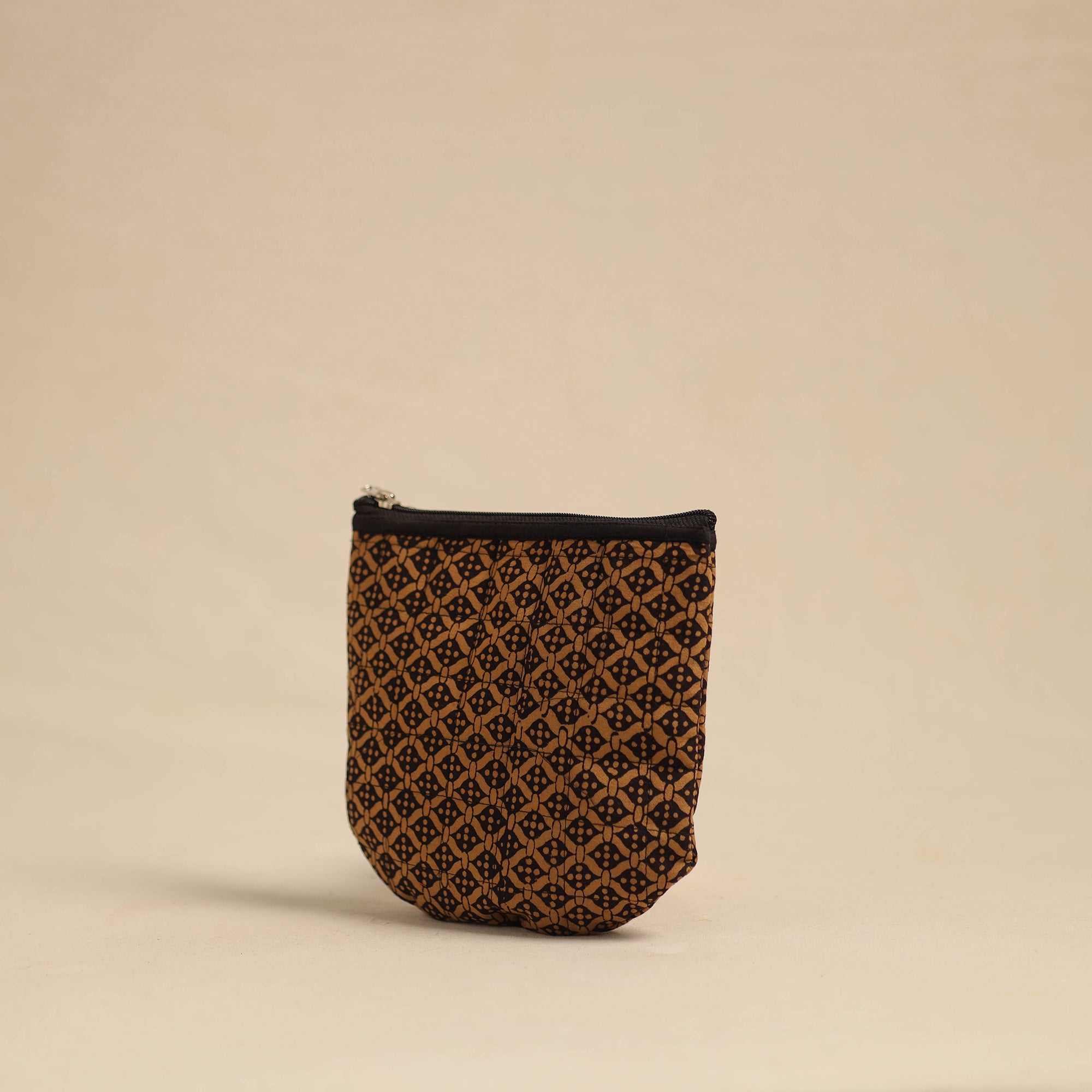 NOORI BAZAR Brown - Handmade Quilted Cotton Utility Pouch 05 - view 2