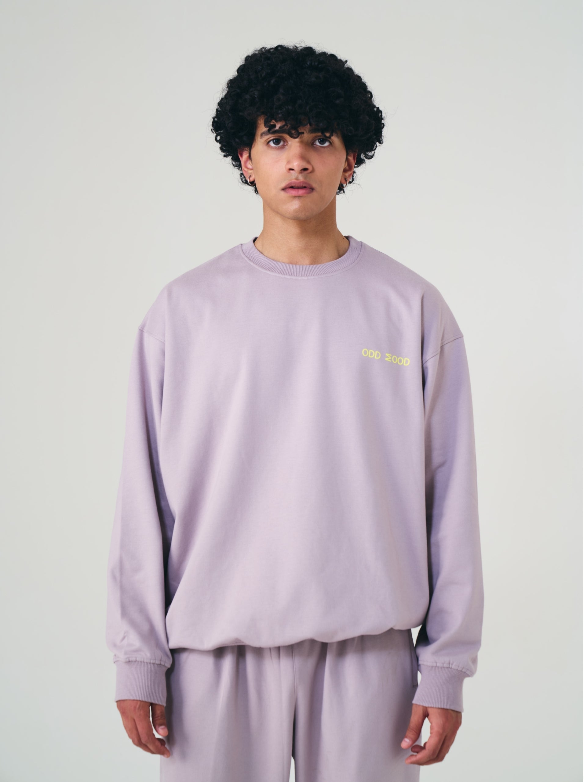 Odd Mood Smiley Sweatshirt – PINK - view 4