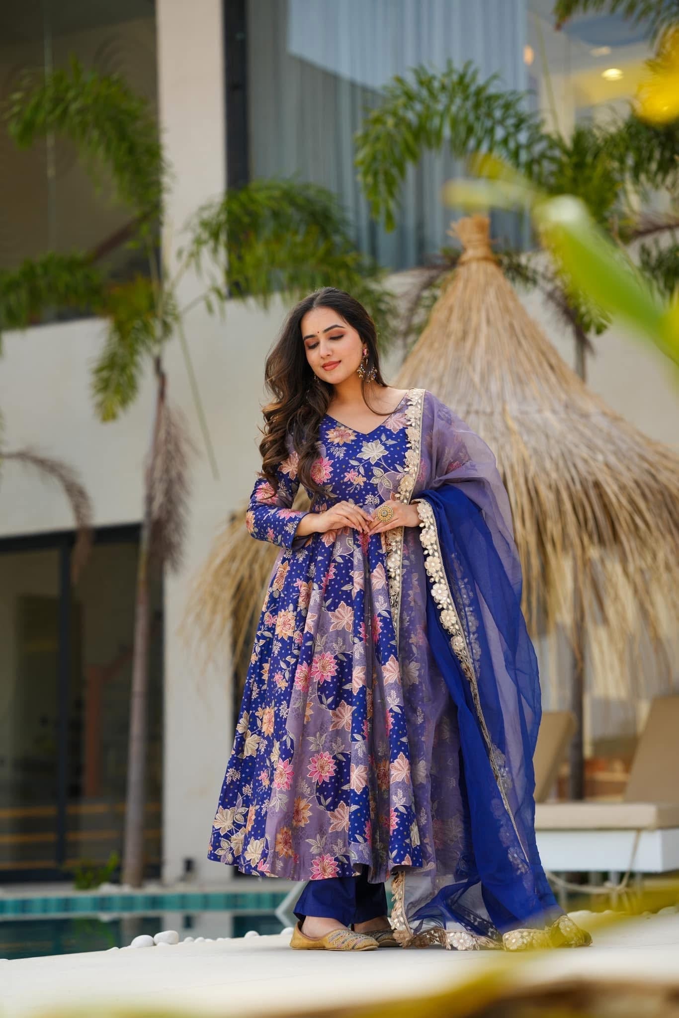 Idaho-o Royale Ember silk suit set