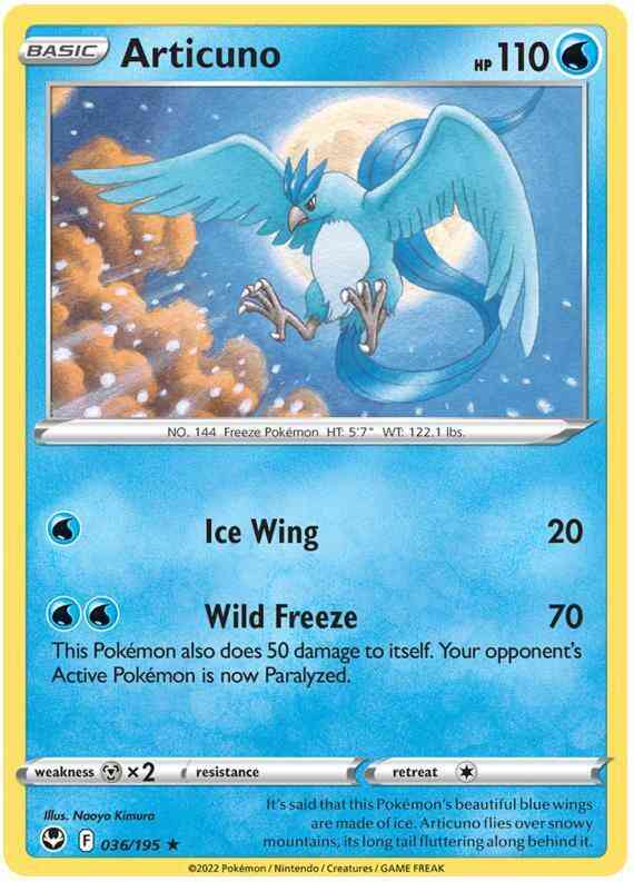 Rare holo swsh12-036 – Pokémon Articuno - 036/195 - Rare Holo [swsh12-036] [Holo]