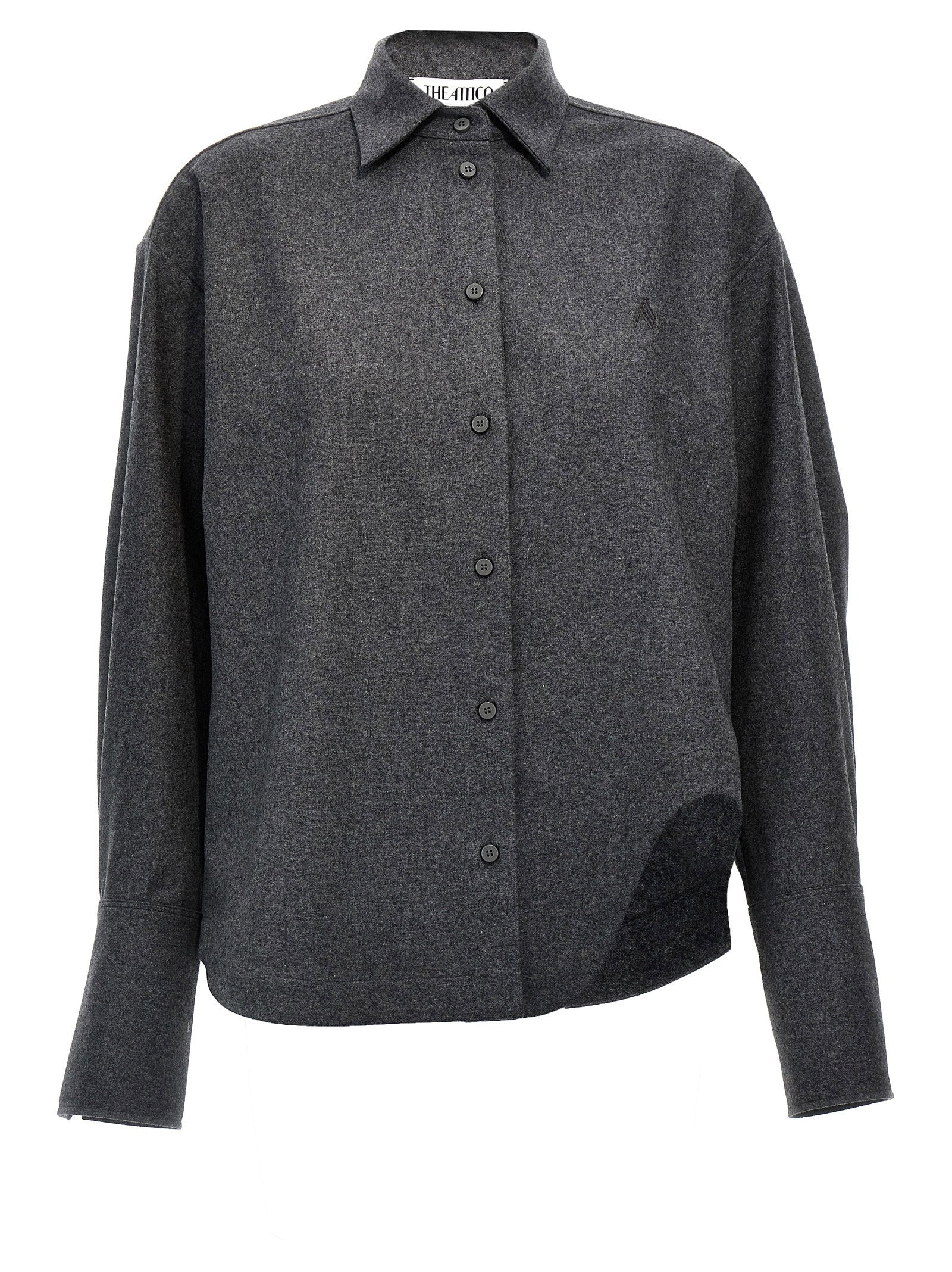 The Attico Eliza Shirt – 70% wool, 30% nylon
