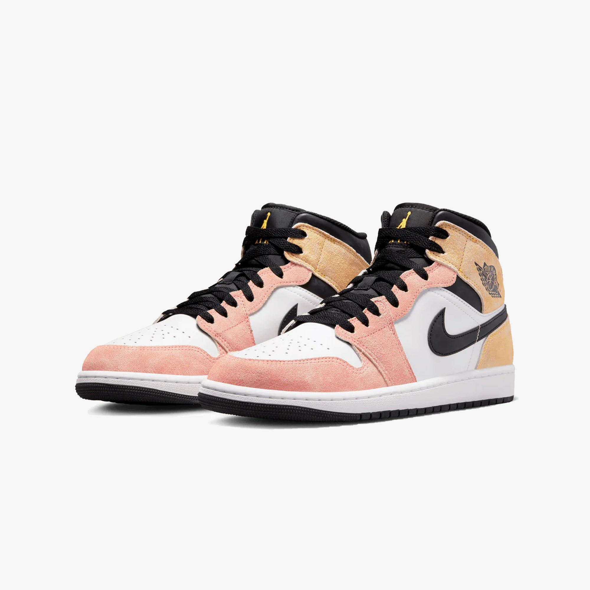 Jordan | AIR JORDAN 1 MID SE { MAGIC EMBER/SUNDIAL-WHITE-BLACK