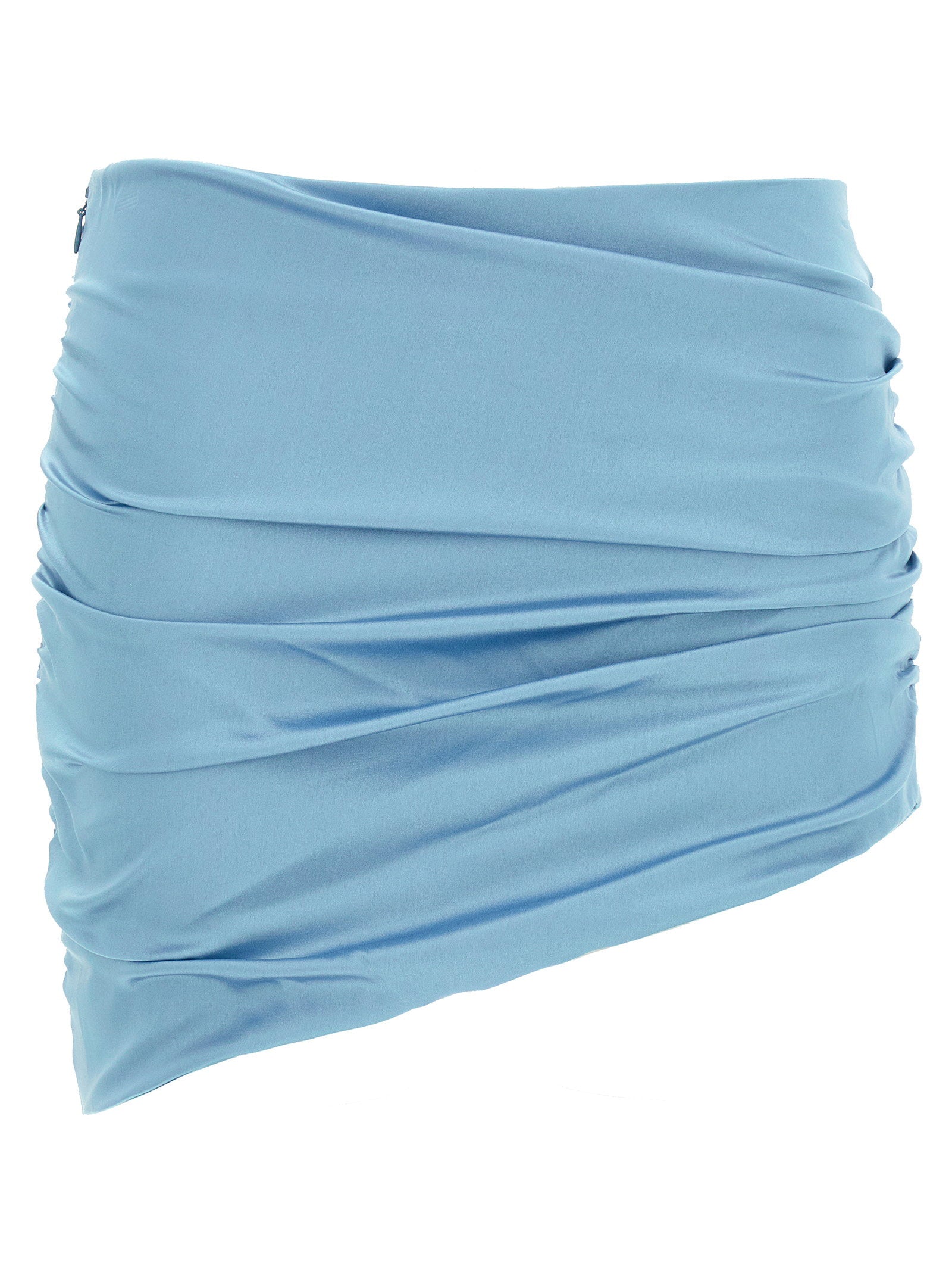 Alessandra Rich Satin Mini Skirt – 92% silk 8% elastane
