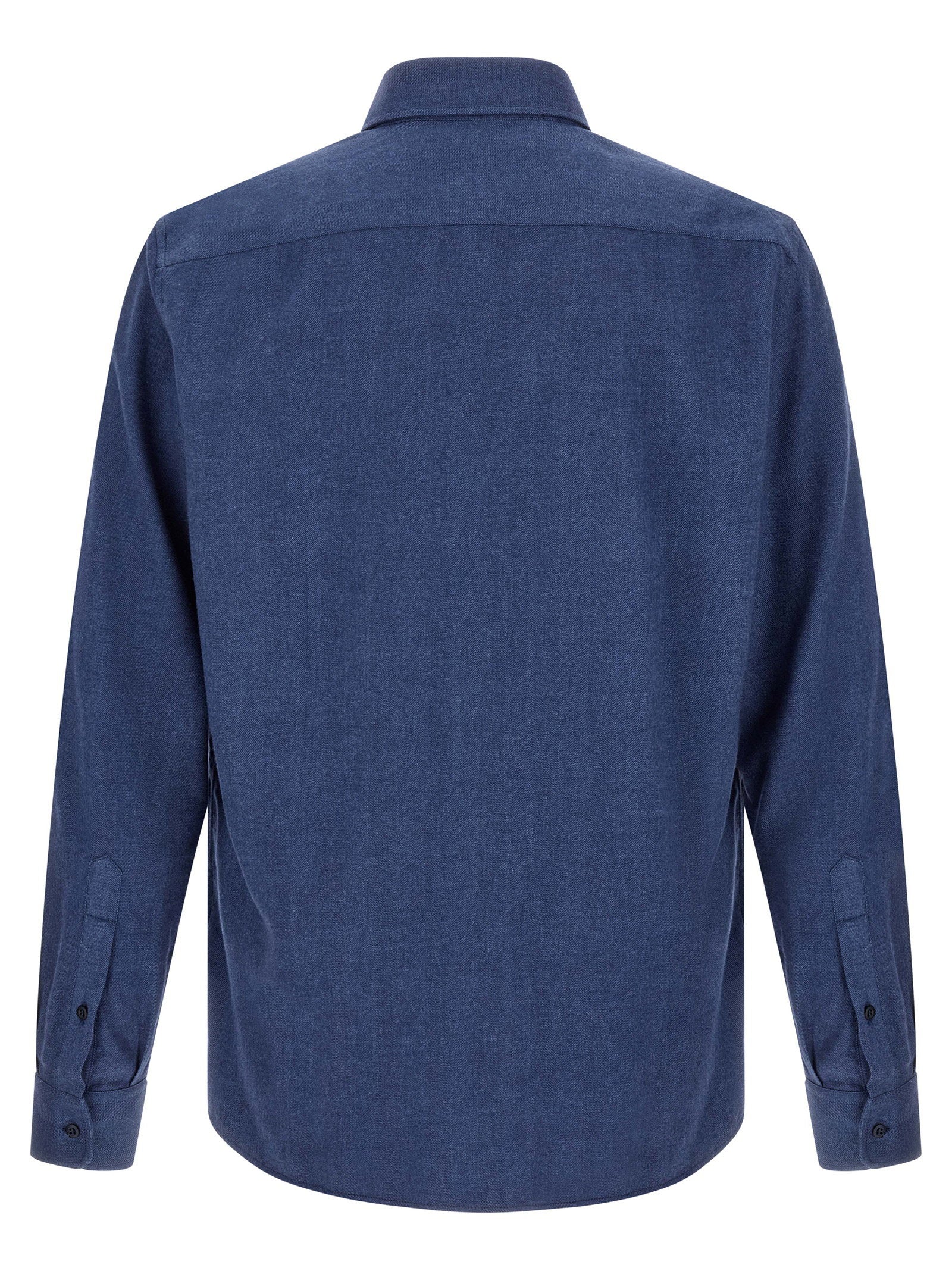 Brunello Cucinelli Herringbone Shirt – 59% cotton, 41% lyocell - view 2