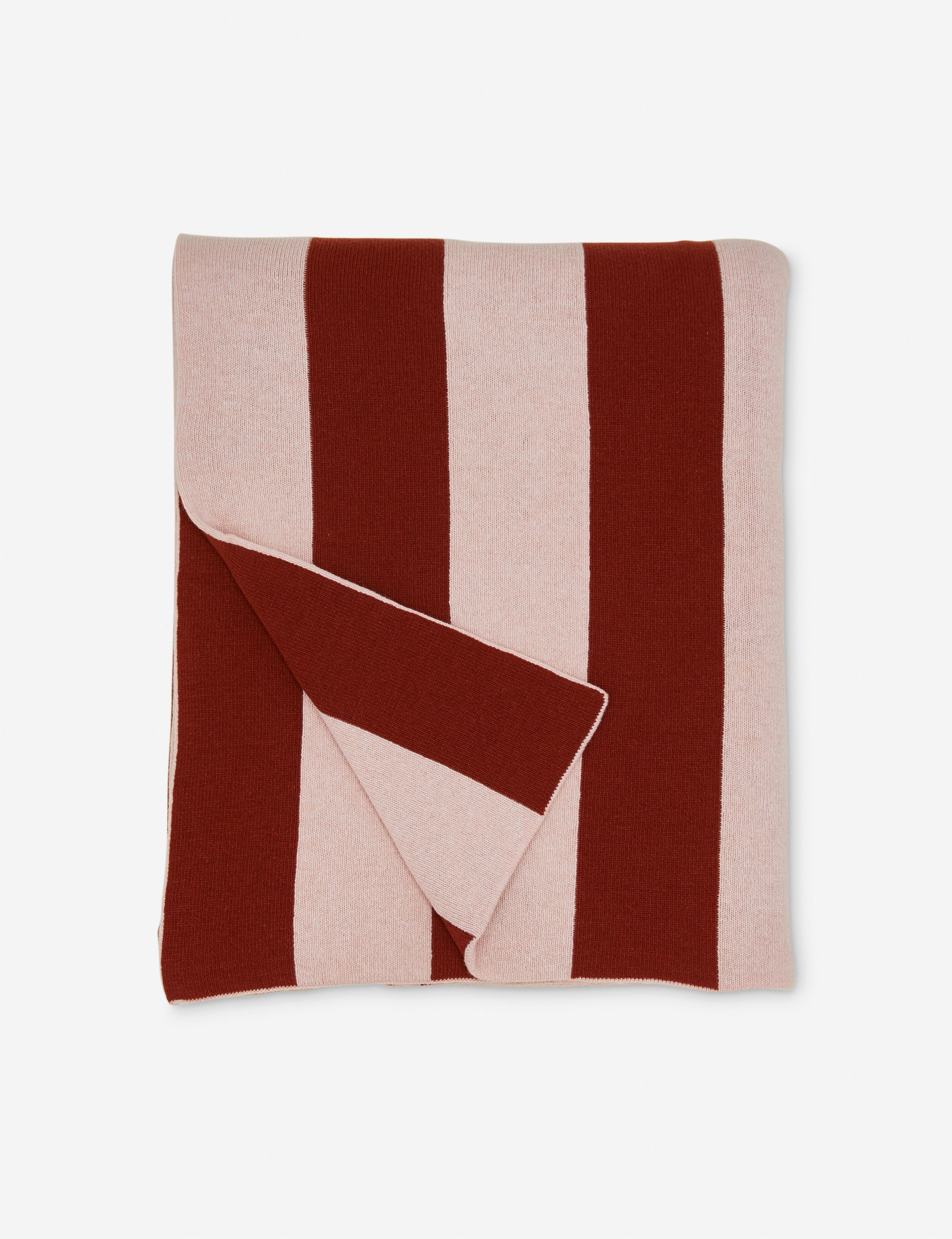 Lulu and Georgia Simple Striped Wool Throw by Hawkins New York - view 2