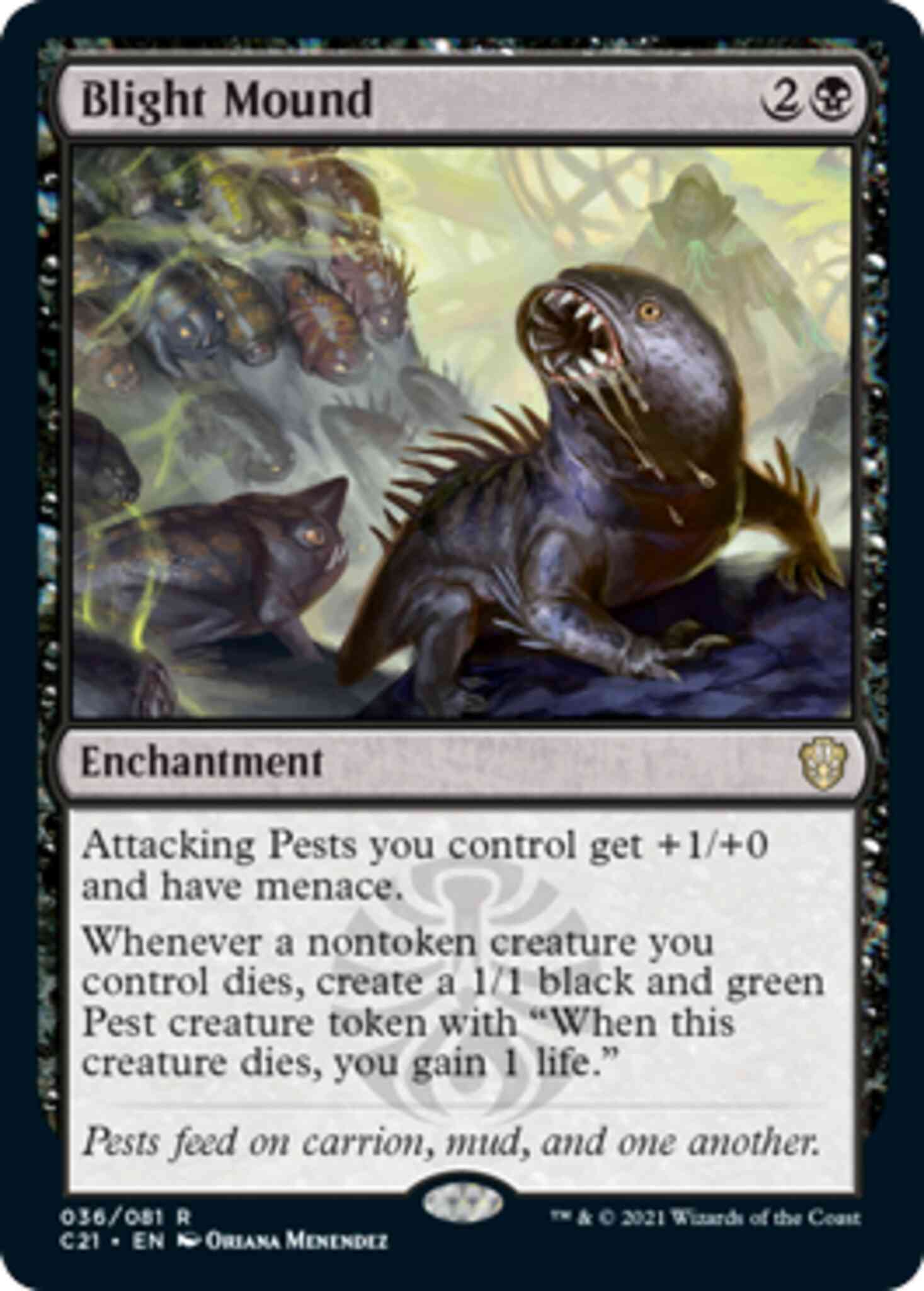 Blight mound 36 – Magic Blight Mound [36] [Commander 2021] [Non-Foil]