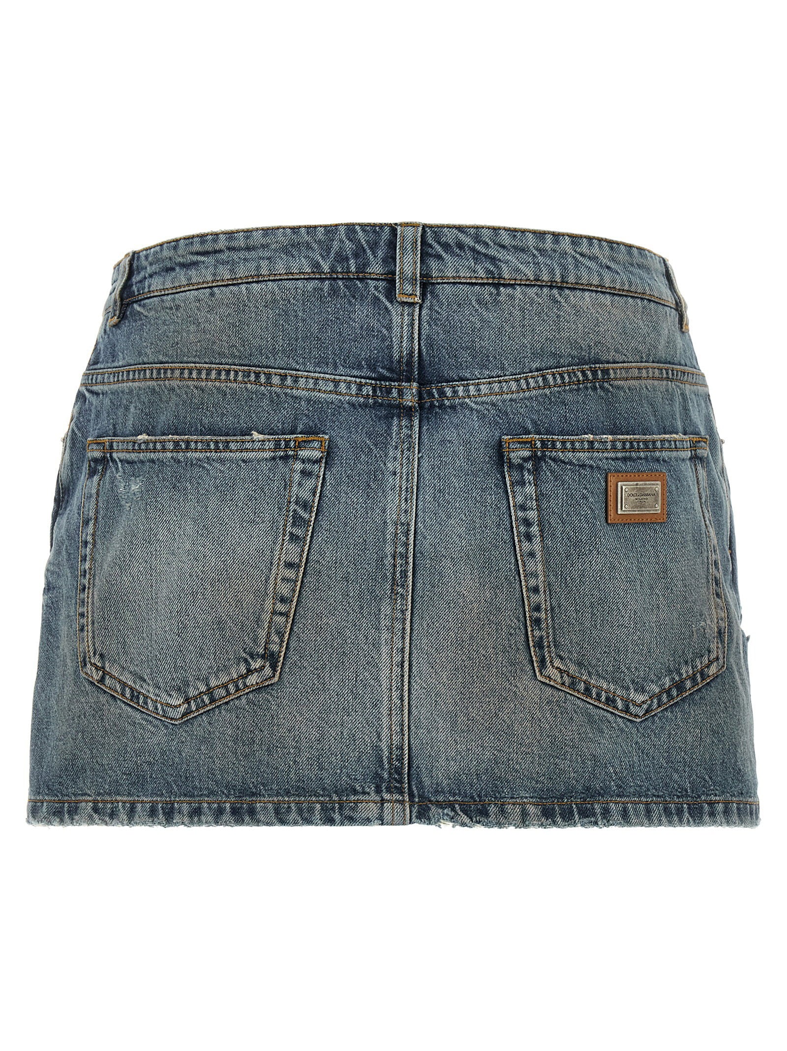Dolce & Gabbana Embroidery Skirt – 100% cotton - view 2