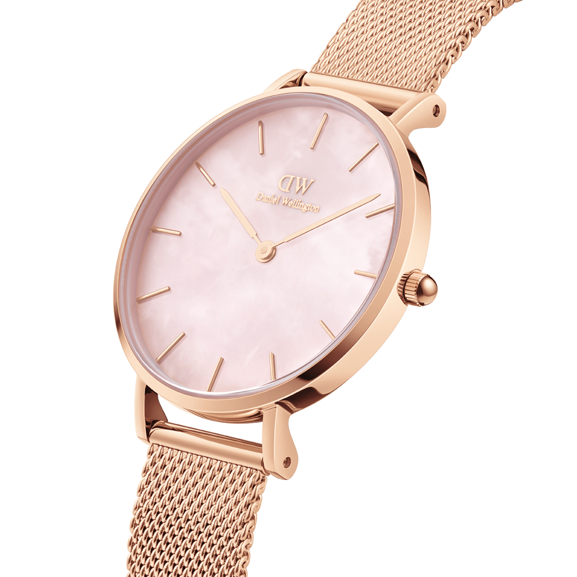 Daniel Wellington Petite Melrose Pearl Rose Gold