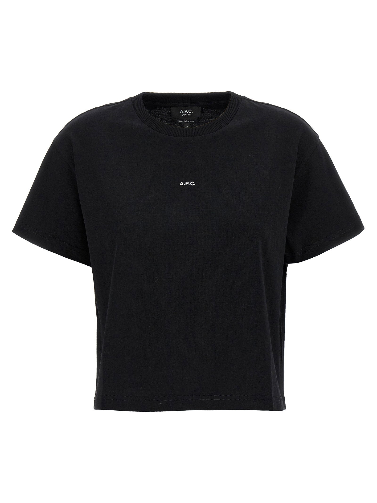 A.p.c. Boxy Micro Logo T-shirt – 100% organic cotton