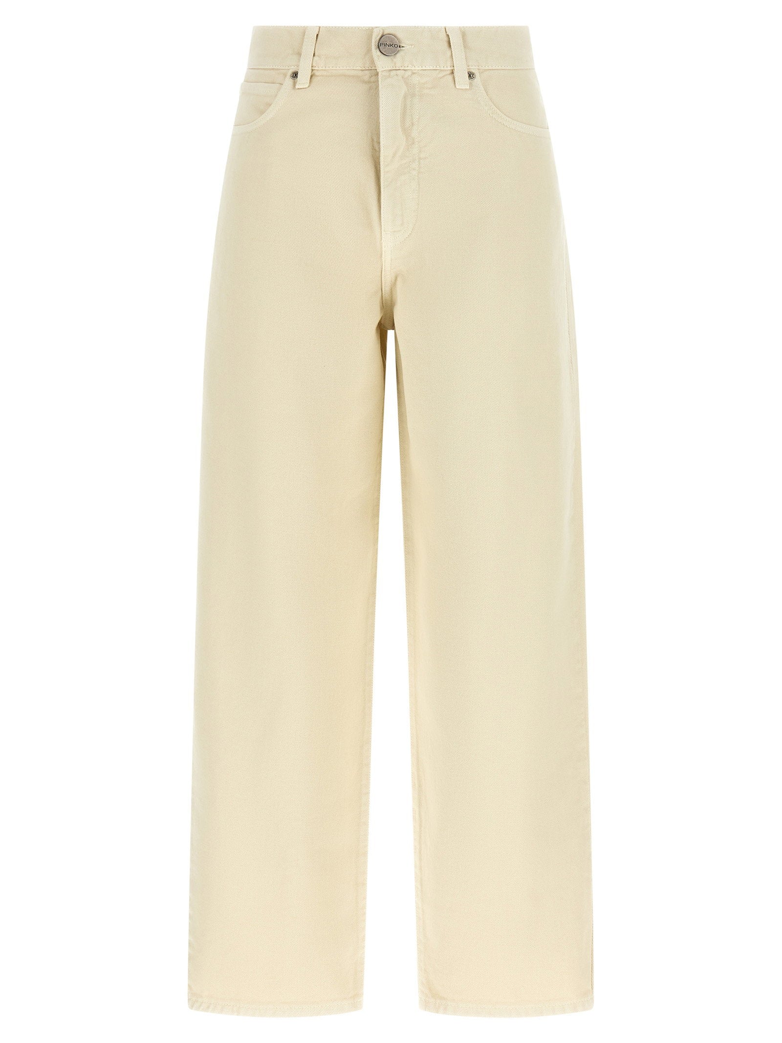 Pinko Love Birds Embroidery Jeans – 100% cotton