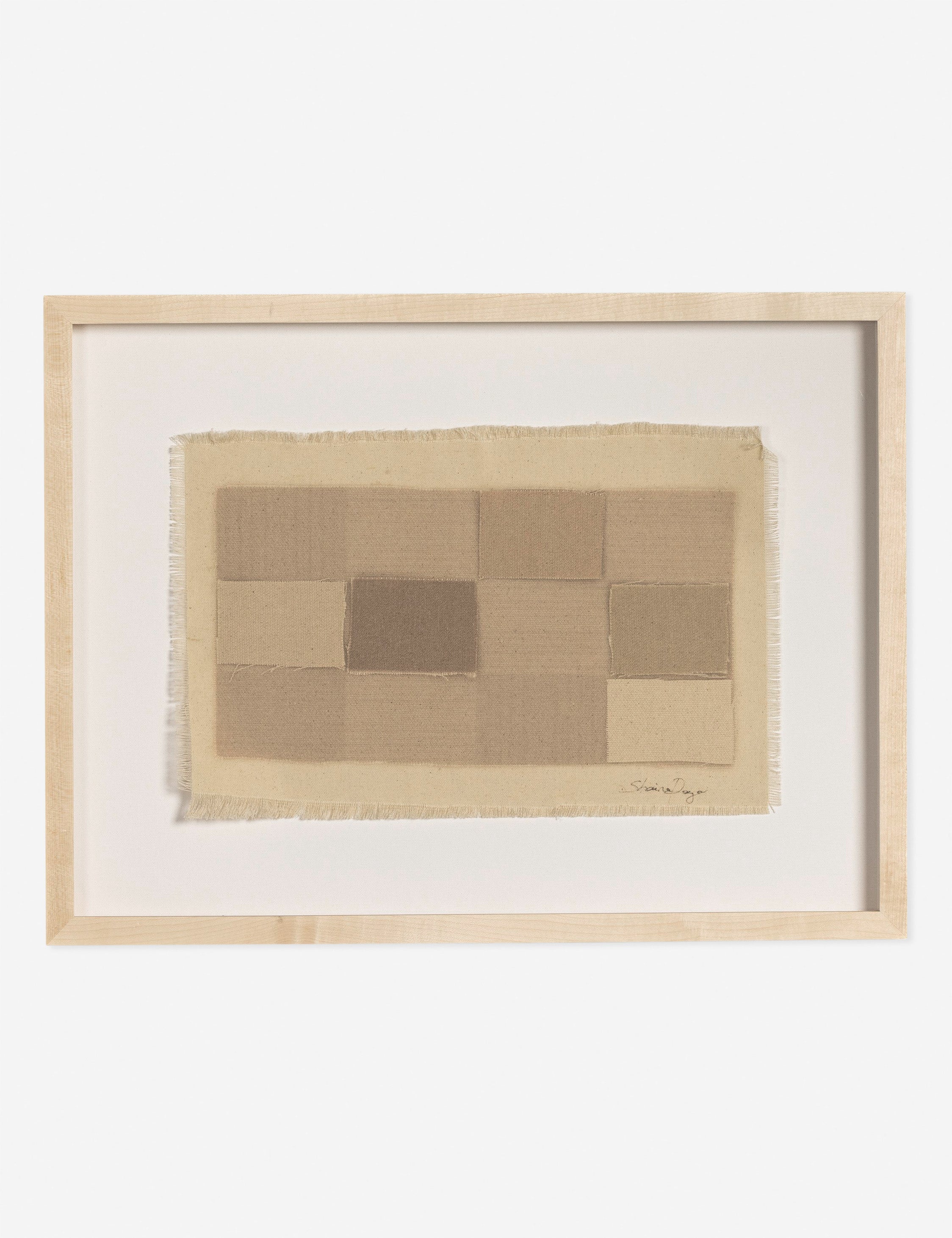 Lulu and Georgia Checkered Earth Tones Wall Art by Shaina Page