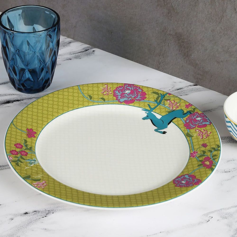 India Circus Nature Essence Paradise Dinner Plate | 1 Pc - view 2