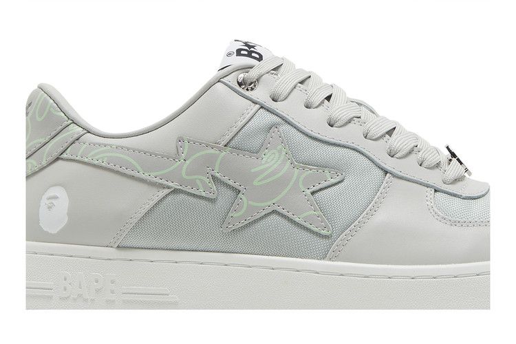 A Bathing Ape Bape Sta Text Code Camo Grey - view 2