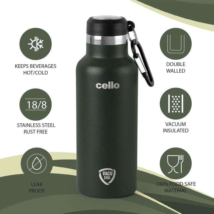 Cello Duro Hector Flask, Vacusteel Water Bottle 550 ml - view 11