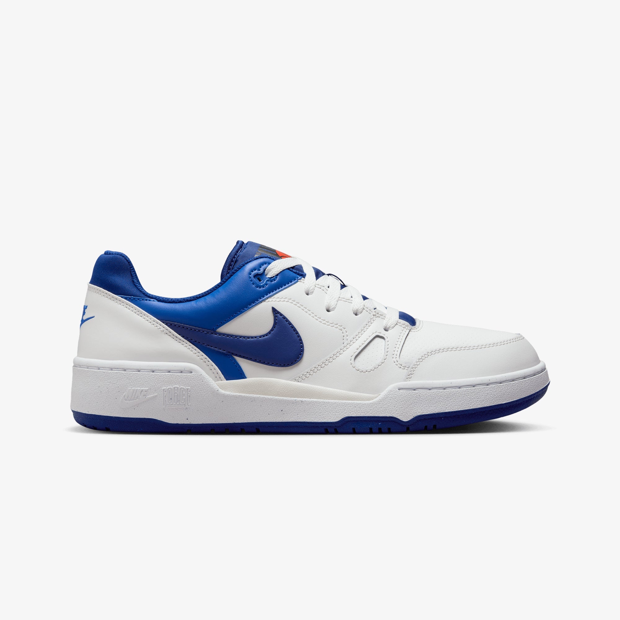 Nike | Full Force Low { Summit White/deep Royal Blue-racer Blue