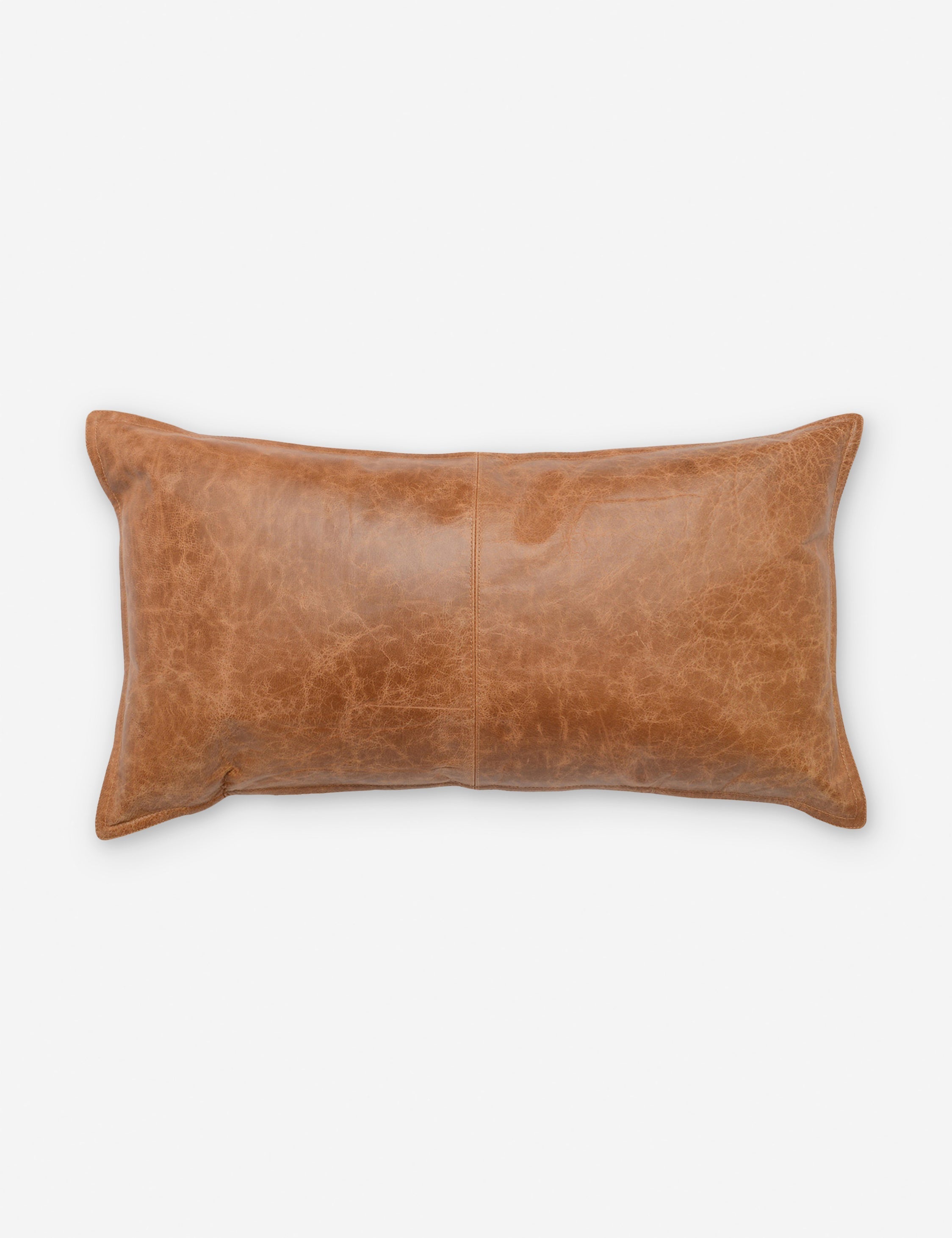 Lulu and Georgia Sabrea Leather Lumbar Pillow - view 2