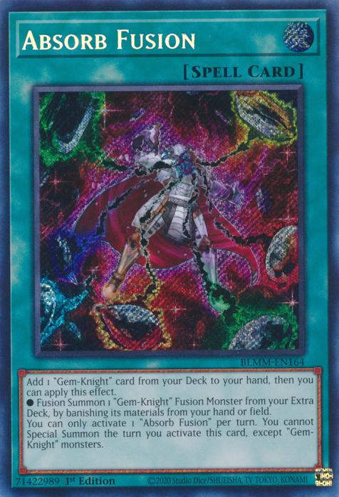 Yu-Gi-Oh! Absorb Fusion - BLMM-EN164 - Secret Rare - 1st Edition