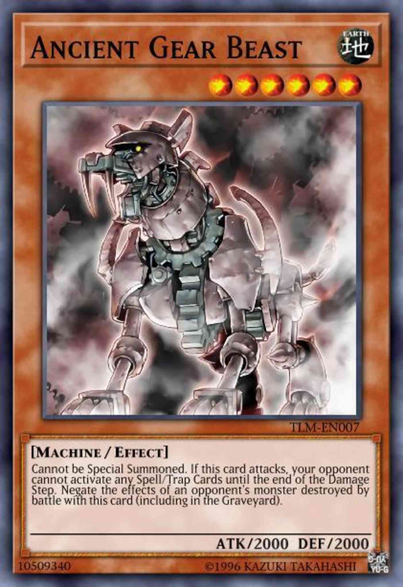 Yu-Gi-Oh! Ancient Gear Beast - SD10-EN013 - Common - Unlimited
