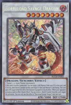Yu-Gi-Oh! Borreload Savage Dragon - BLCR-EN083 - Secret Rare - 1st Edition