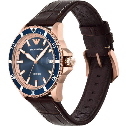 Emporio Armani Diver Blue Dial Men 42mm AR11556 - view 2