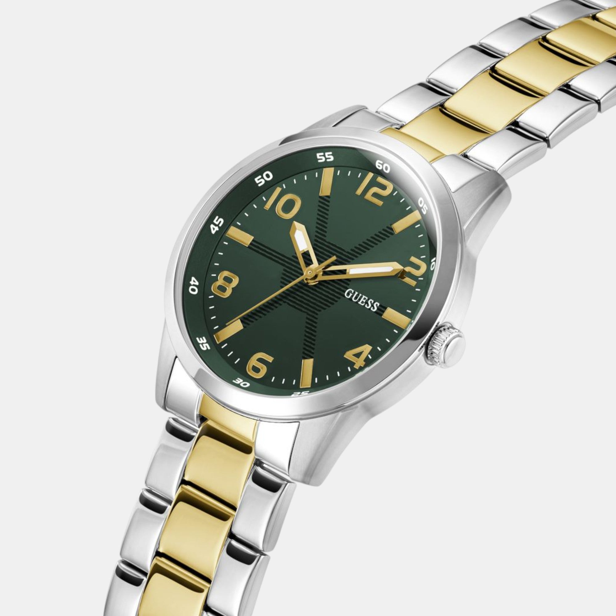 Guess Sport Men Quartz Green Dial Analog Stainless Steel Watch GW0804G4 - view 3