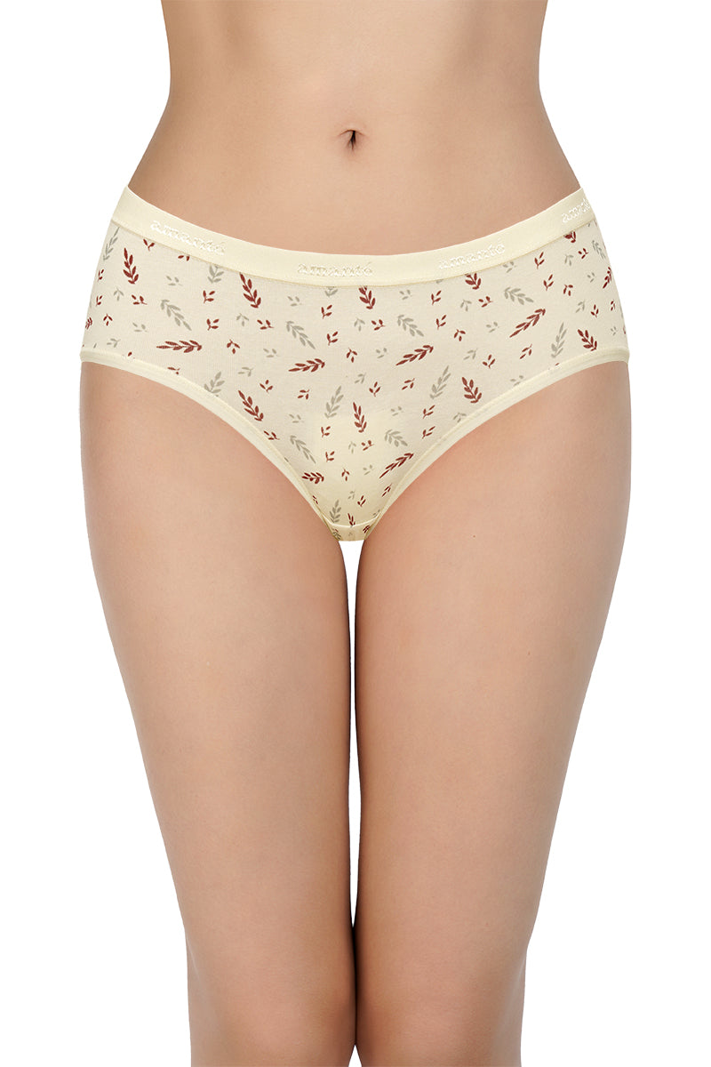 Amante Printed Mid Rise Hipster Panty (Pack of 3) - view 3