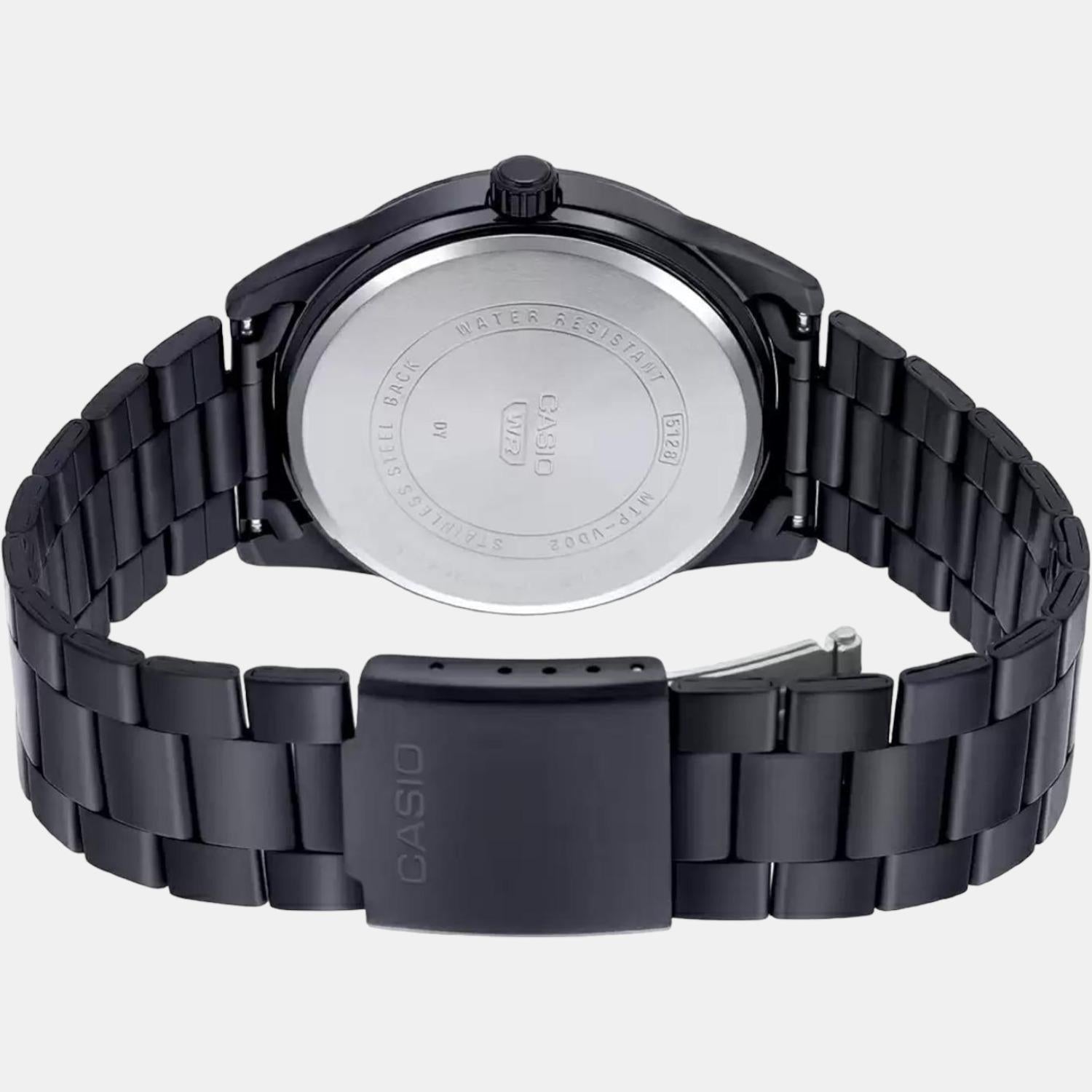 Casio Enticer Men Quartz Black Dial Analog Stainless Steel Watch A1941 - view 4