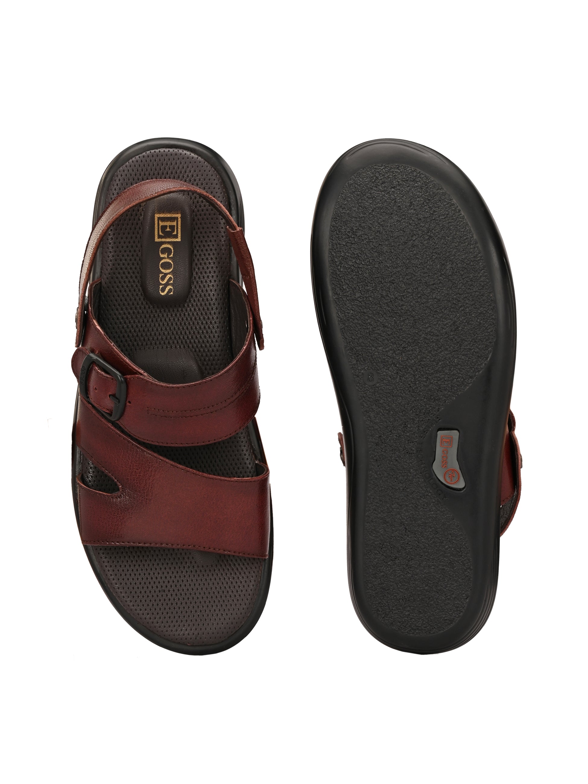Egoss Shoes Egoss Leather Sandals For Men - view 22