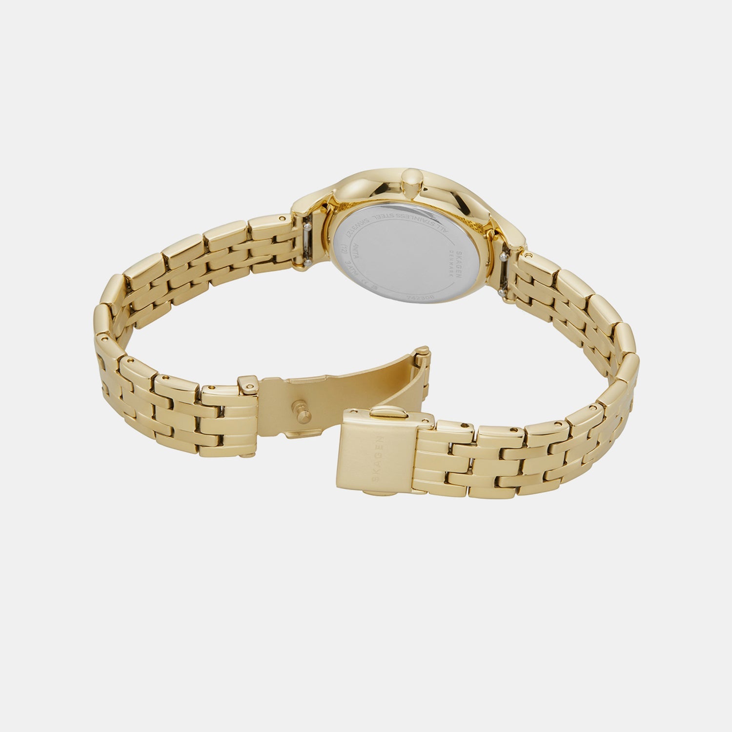Skagen Anita Lille Women Quartz Gold Dial Analog Stainless Steel Watch SKW3127 - view 4