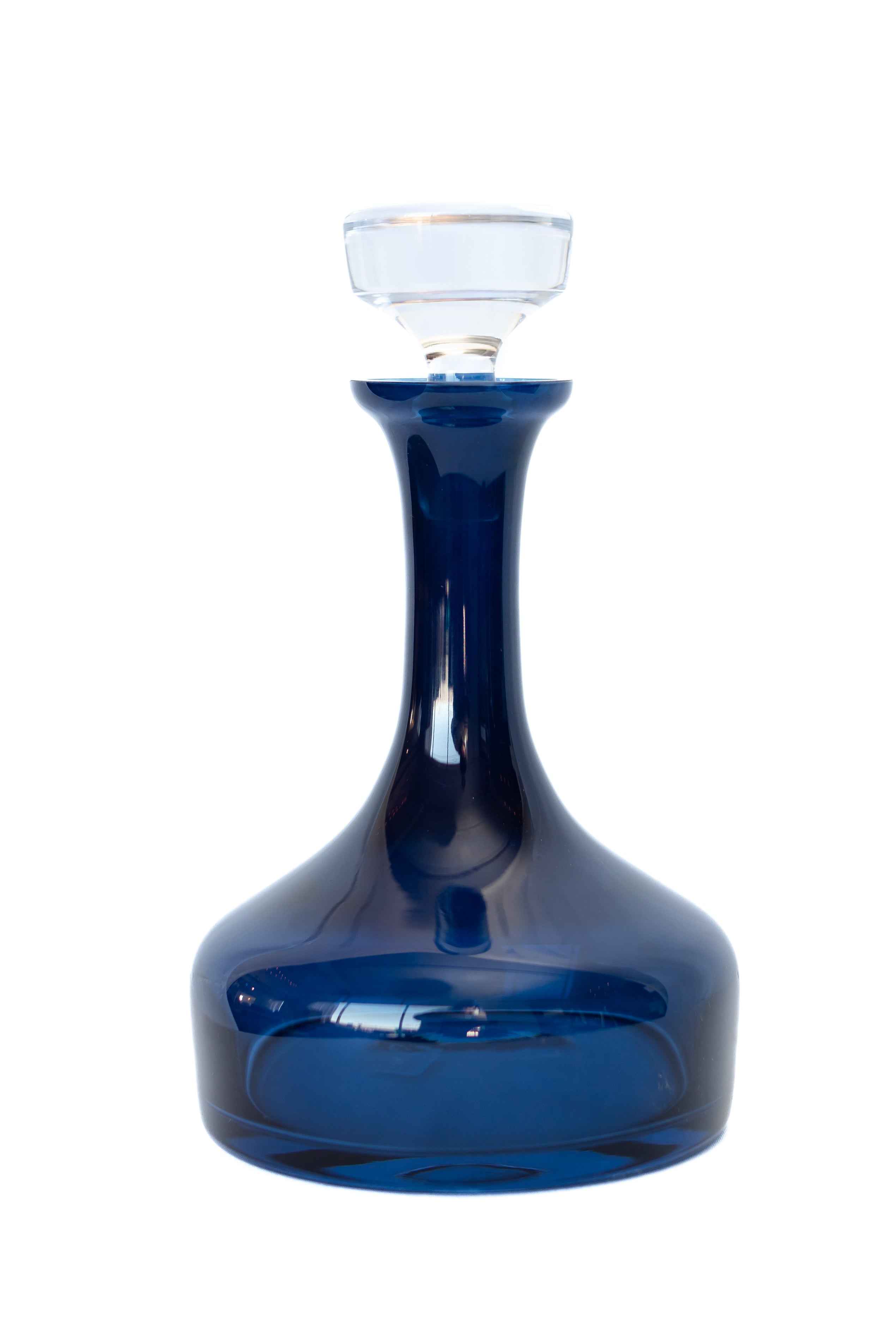 Estelle Colored Glass Estelle Colored Decanter- Vogue {Midnight Blue} - view 3