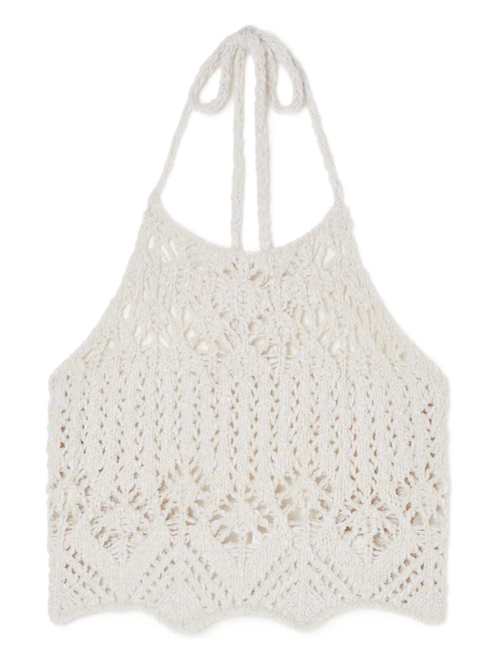 Alanui Lagoon Romance cotton top – Cotton 96%, Polyamide 6%