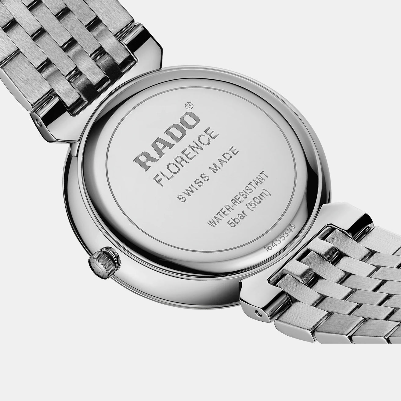 Rado Florence Unisex Quartz Black Dial Analog Stainless Steel Watch R48912163 - view 3