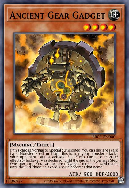 Yu-Gi-Oh! Ancient Gear Gadget - SR03-EN000 - Ultra Rare - Unlimited