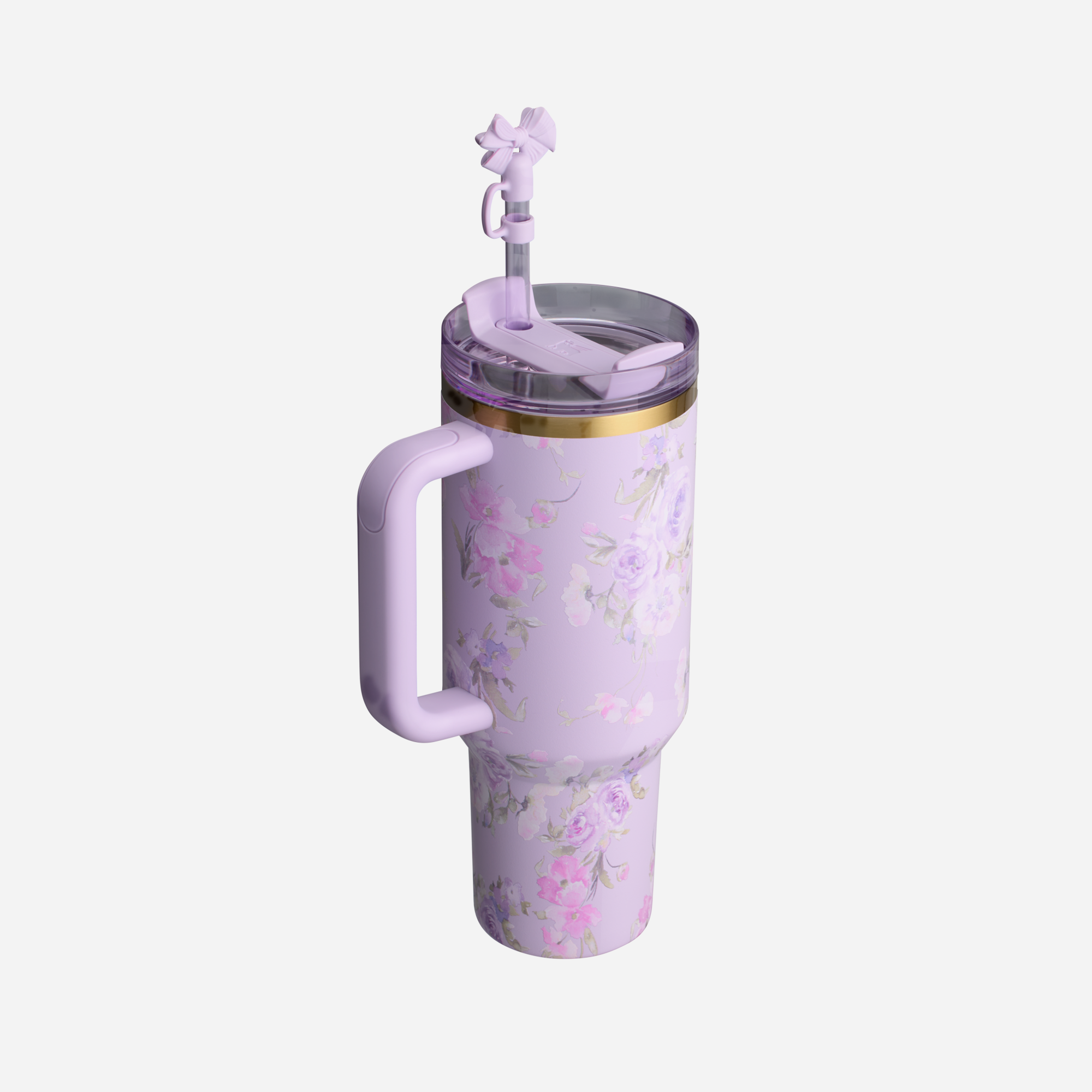 Stanley x LoveShackFancy Flowstate Quencher 40oz Tumbler HappyThoughts - view 2