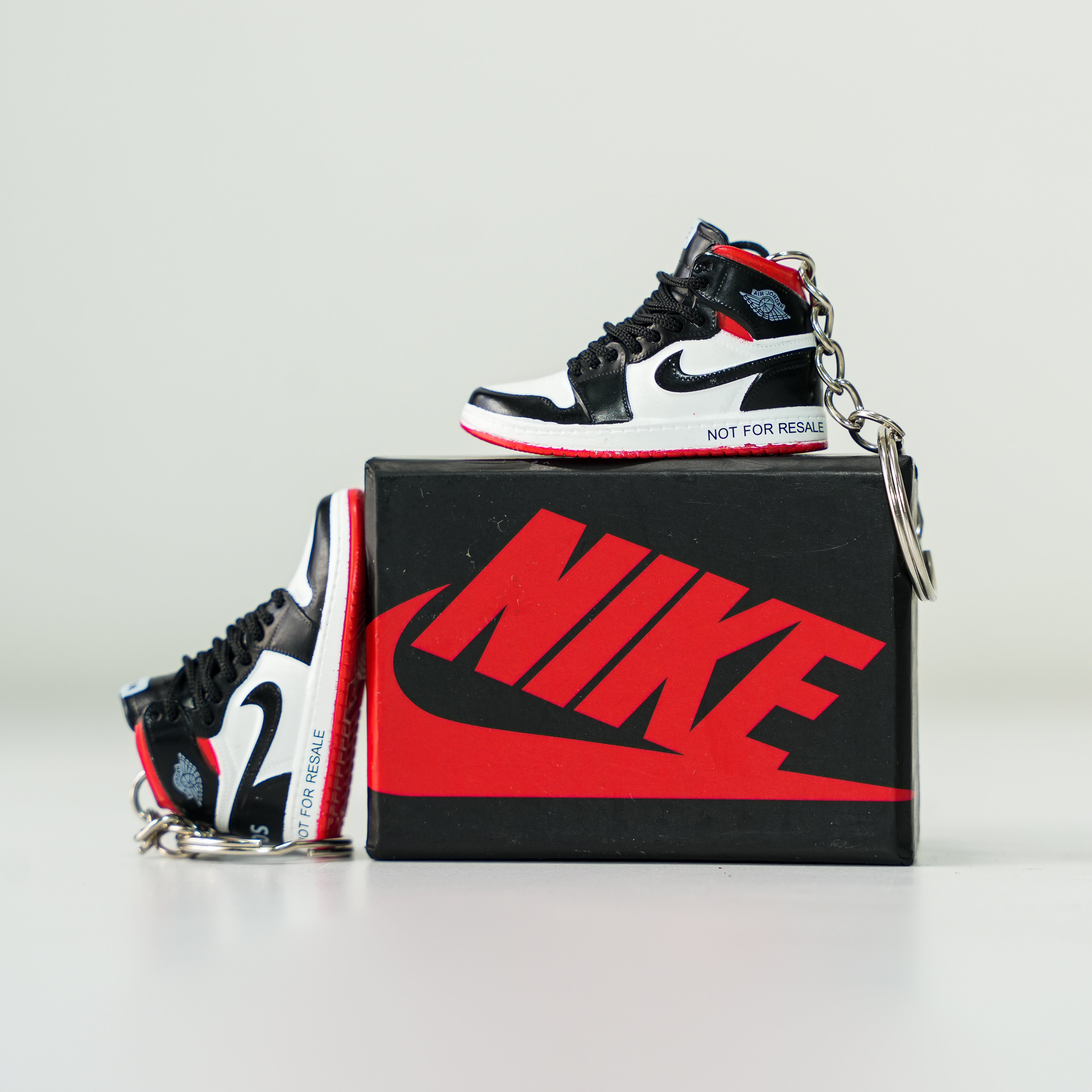 Kicks Machine 3D Sneaker Keychain With Box - AJ1 Not For Resaale