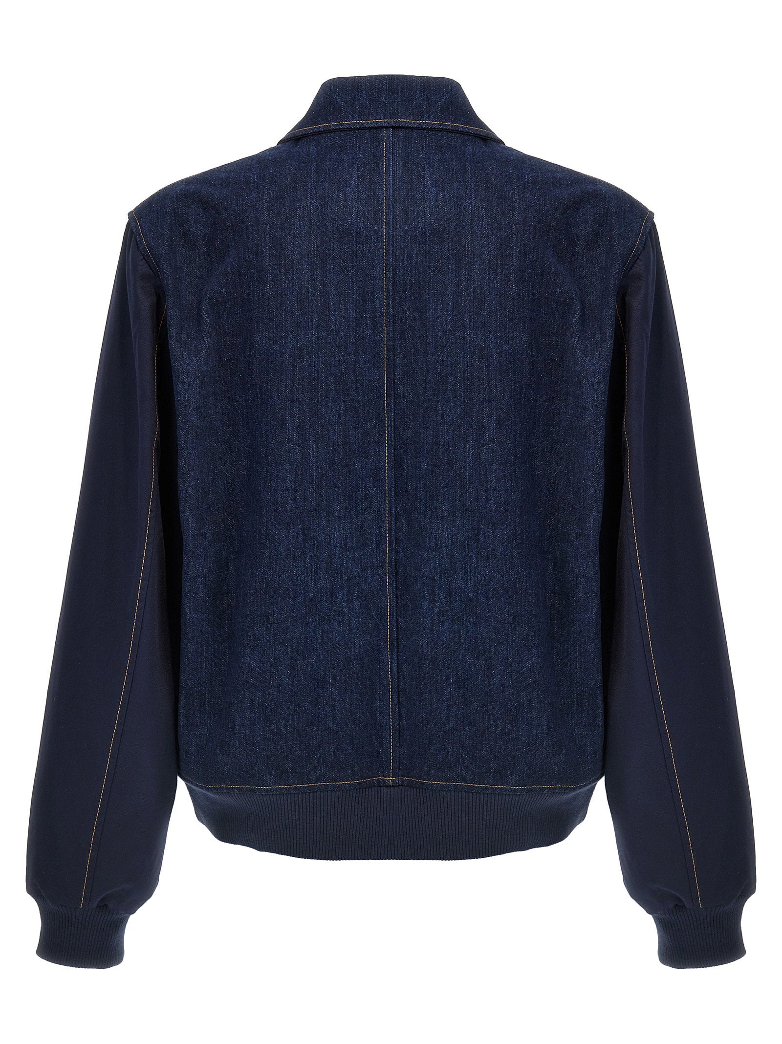 Wales Bonner The Echo Denim Varsity Jacket – 100% cotton - view 2