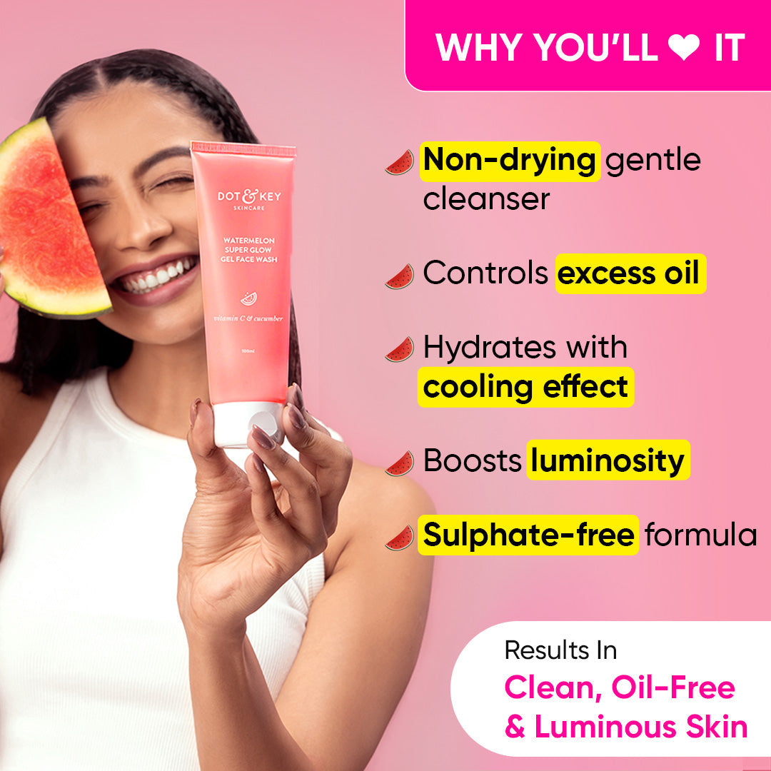 Dot & Key Watermelon + Vitamin C Gel Face Wash for Glowing Skin - view 2