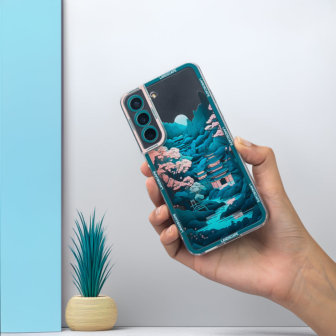 Million Cases Japanese Landscape Pattern Soft Case - Samsung - view 2