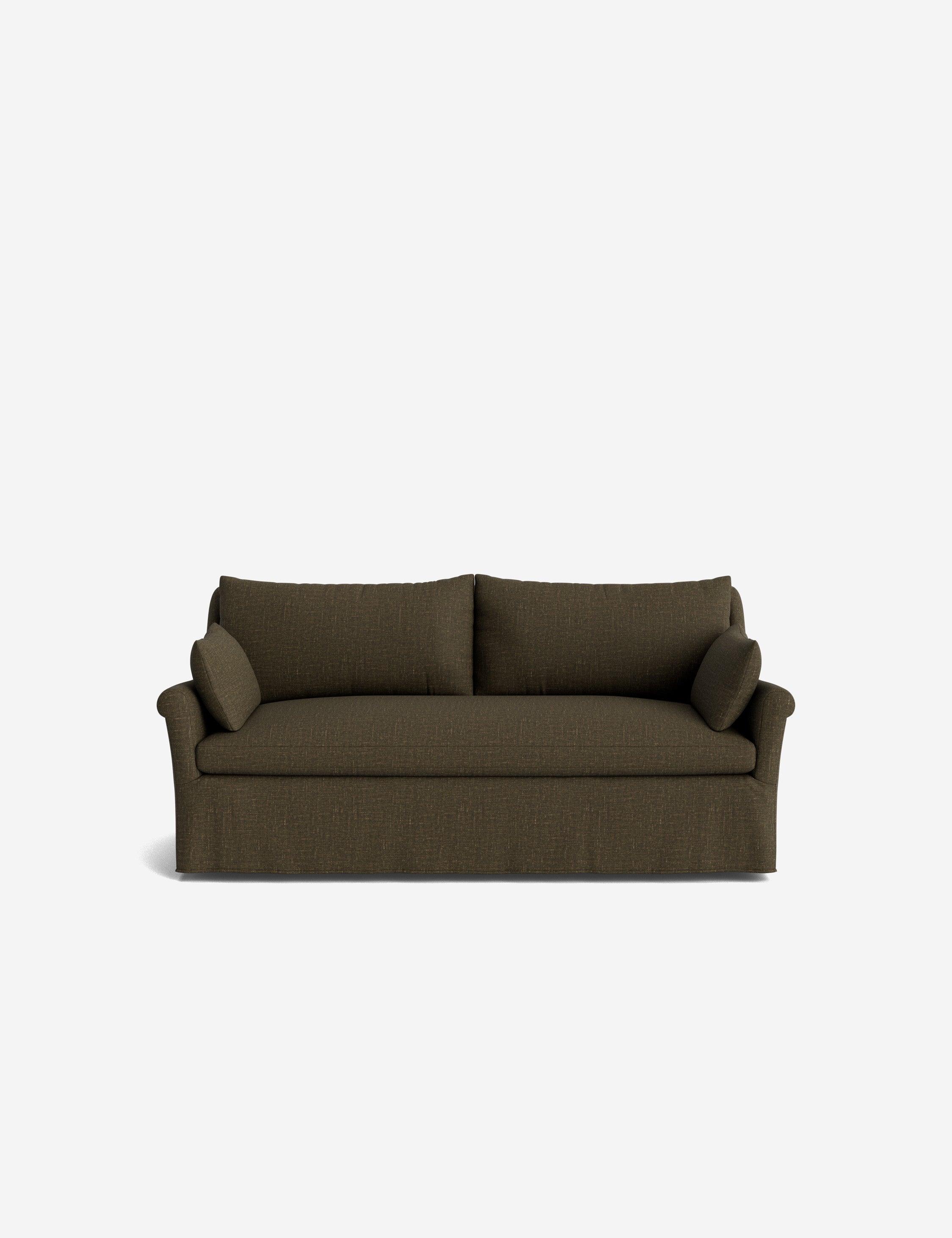 Lulu and Georgia Portola Rolled Arm Slipcover Sofa - view 130